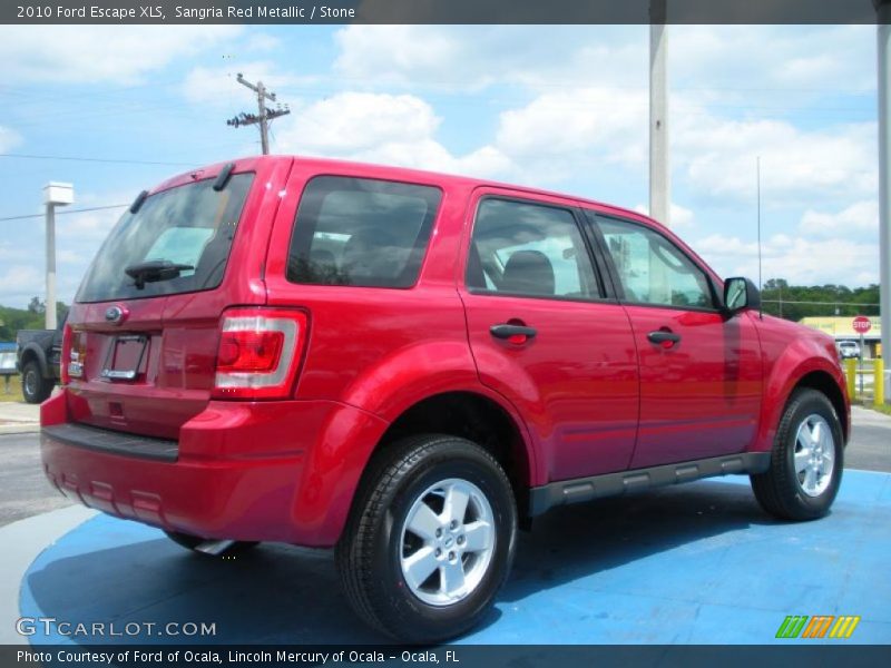 Sangria Red Metallic / Stone 2010 Ford Escape XLS