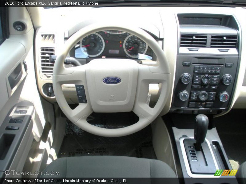 Sangria Red Metallic / Stone 2010 Ford Escape XLS