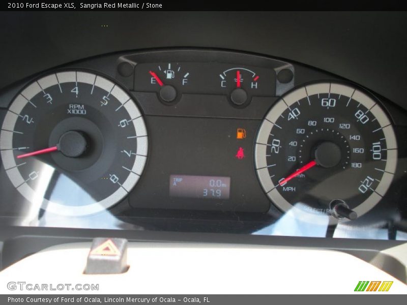 Sangria Red Metallic / Stone 2010 Ford Escape XLS