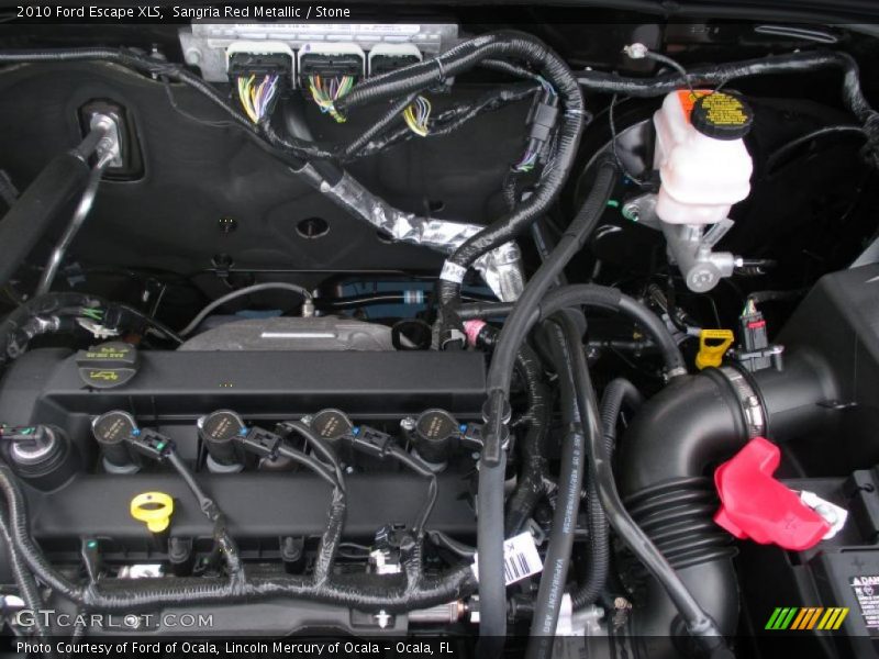Sangria Red Metallic / Stone 2010 Ford Escape XLS