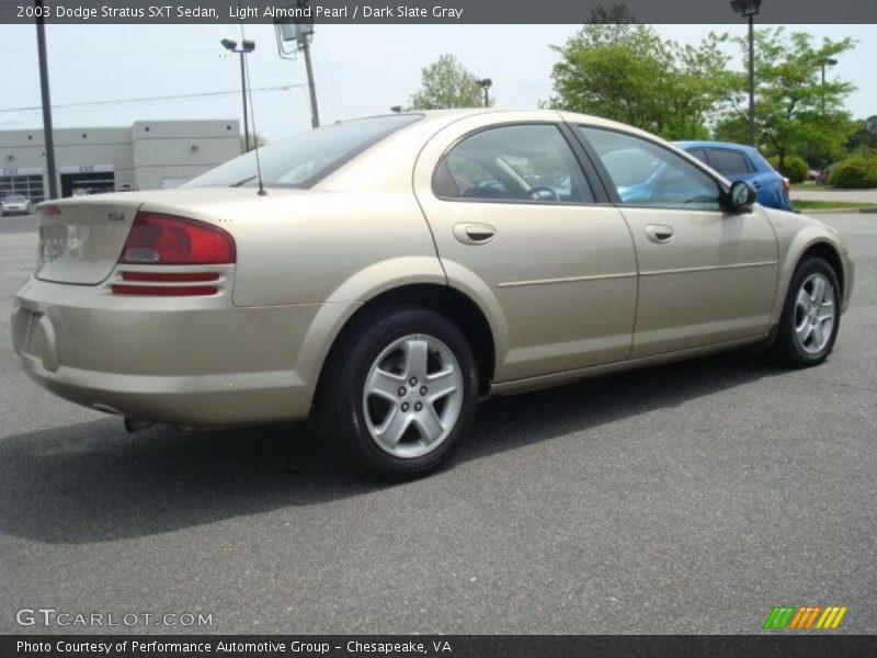 Light Almond Pearl / Dark Slate Gray 2003 Dodge Stratus SXT Sedan