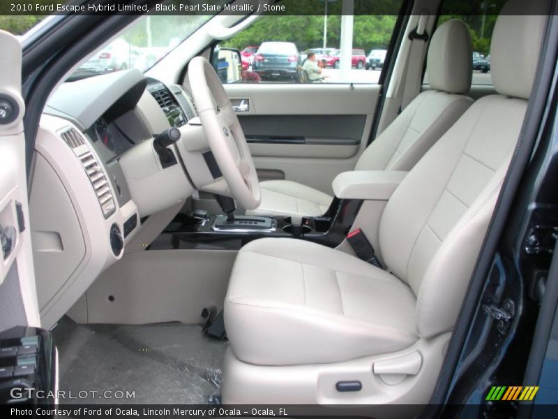 Black Pearl Slate Metallic / Stone 2010 Ford Escape Hybrid Limited
