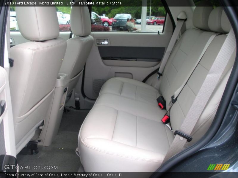 Black Pearl Slate Metallic / Stone 2010 Ford Escape Hybrid Limited