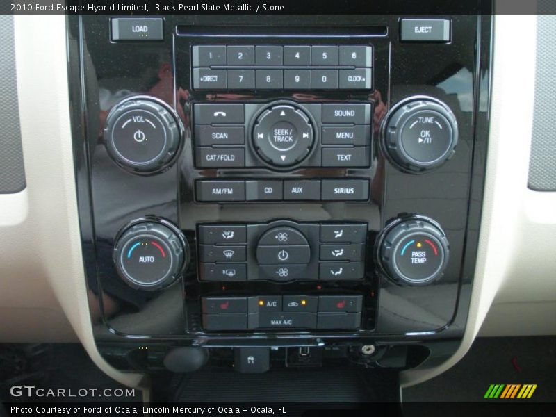Black Pearl Slate Metallic / Stone 2010 Ford Escape Hybrid Limited