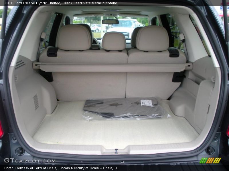 Black Pearl Slate Metallic / Stone 2010 Ford Escape Hybrid Limited