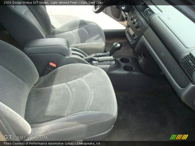 Light Almond Pearl / Dark Slate Gray 2003 Dodge Stratus SXT Sedan