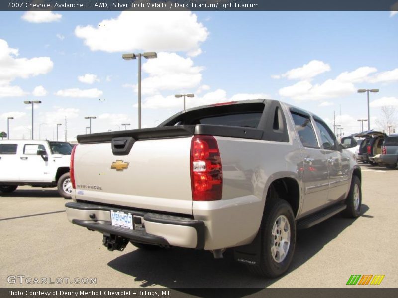 Silver Birch Metallic / Dark Titanium/Light Titanium 2007 Chevrolet Avalanche LT 4WD