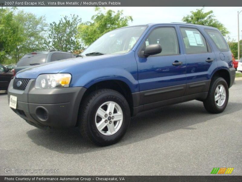 Vista Blue Metallic / Medium/Dark Pebble 2007 Ford Escape XLS