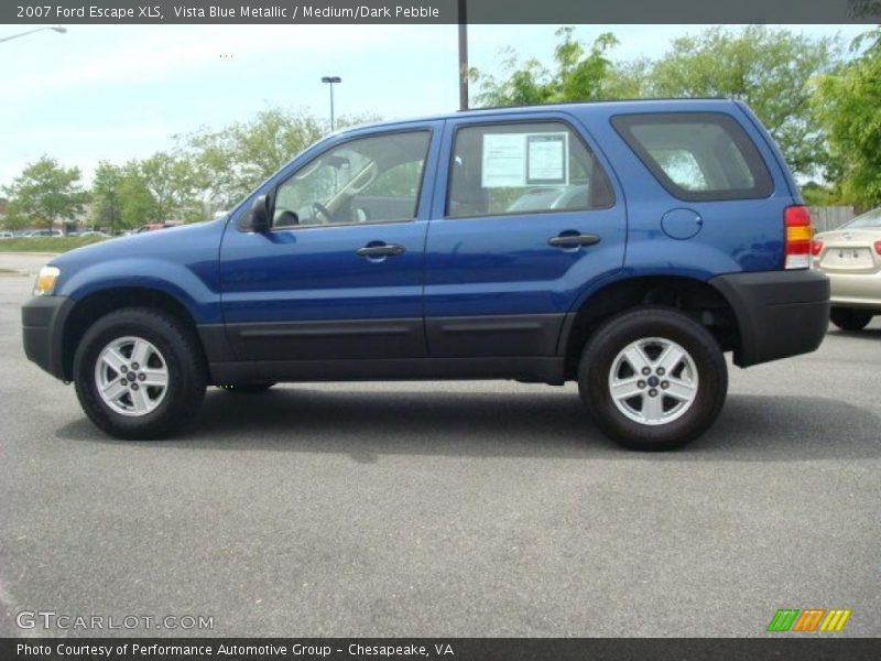 Vista Blue Metallic / Medium/Dark Pebble 2007 Ford Escape XLS
