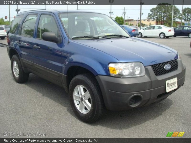 Vista Blue Metallic / Medium/Dark Pebble 2007 Ford Escape XLS