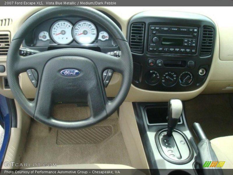 Vista Blue Metallic / Medium/Dark Pebble 2007 Ford Escape XLS