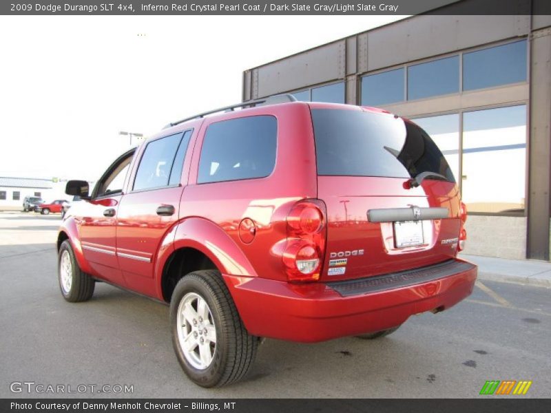 Inferno Red Crystal Pearl Coat / Dark Slate Gray/Light Slate Gray 2009 Dodge Durango SLT 4x4