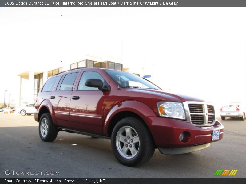 Inferno Red Crystal Pearl Coat / Dark Slate Gray/Light Slate Gray 2009 Dodge Durango SLT 4x4