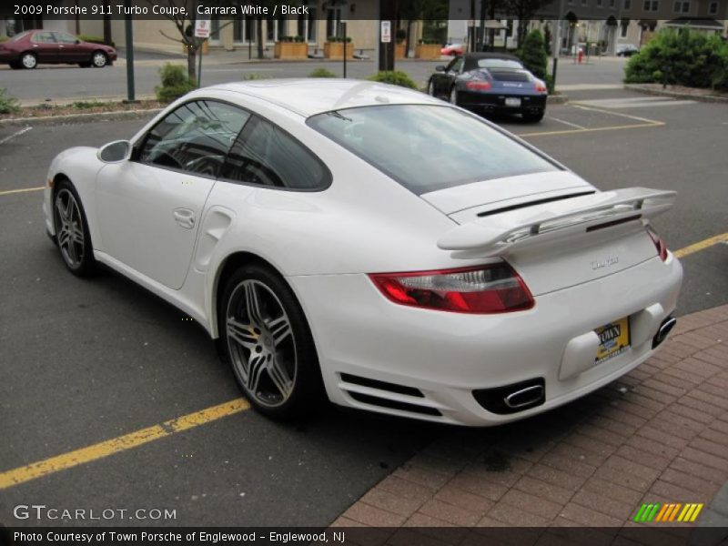 Carrara White / Black 2009 Porsche 911 Turbo Coupe