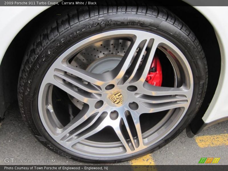 Carrara White / Black 2009 Porsche 911 Turbo Coupe