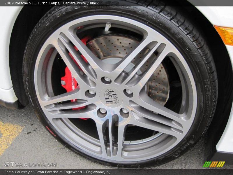Carrara White / Black 2009 Porsche 911 Turbo Coupe