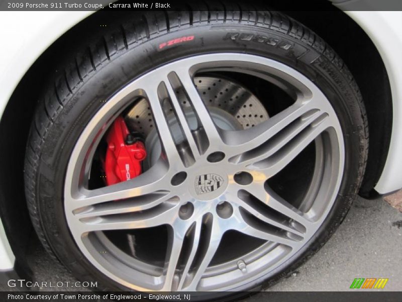 Carrara White / Black 2009 Porsche 911 Turbo Coupe