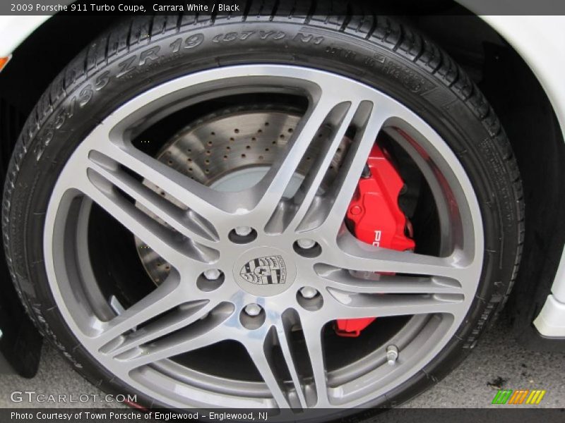 Carrara White / Black 2009 Porsche 911 Turbo Coupe