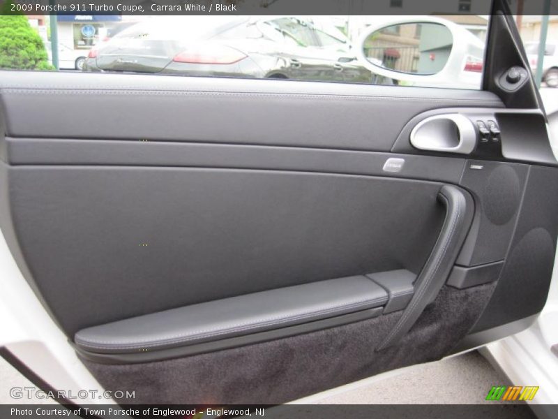 Carrara White / Black 2009 Porsche 911 Turbo Coupe