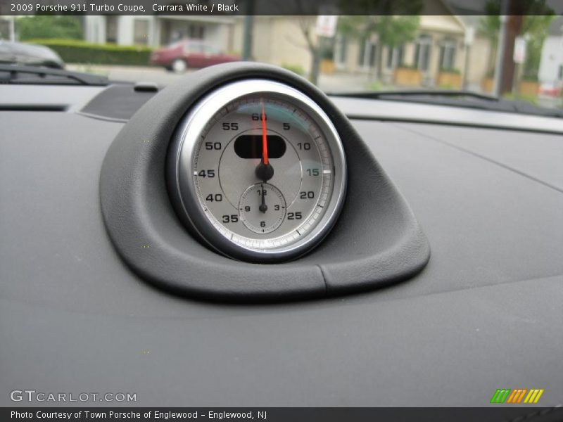 Carrara White / Black 2009 Porsche 911 Turbo Coupe