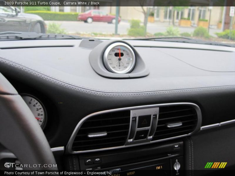 Carrara White / Black 2009 Porsche 911 Turbo Coupe