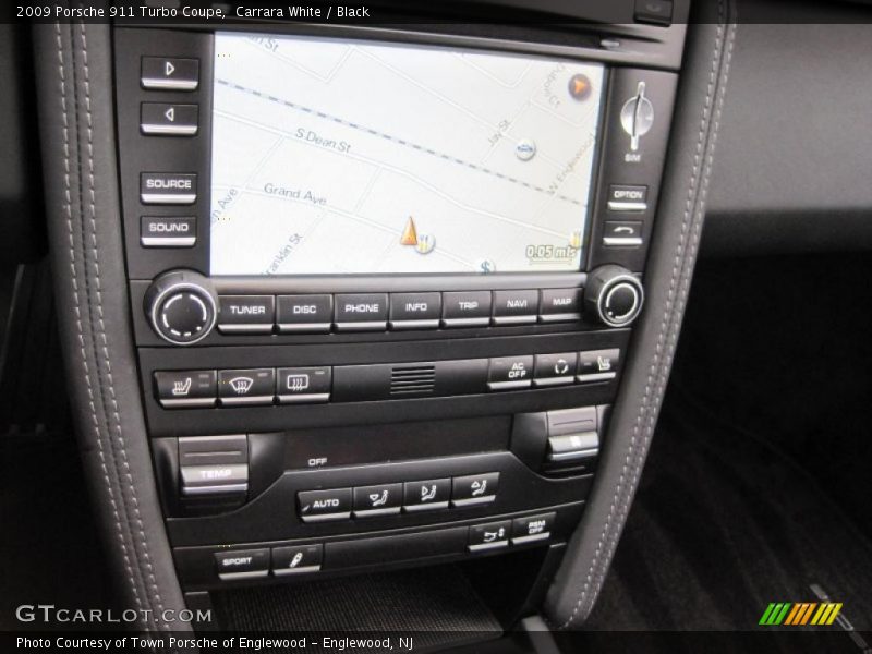 Carrara White / Black 2009 Porsche 911 Turbo Coupe