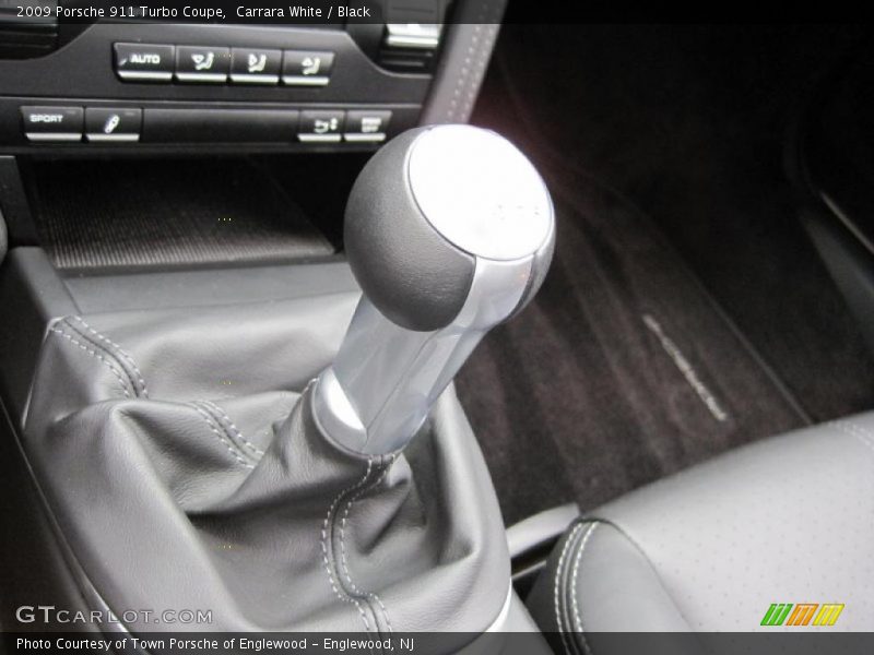 Carrara White / Black 2009 Porsche 911 Turbo Coupe