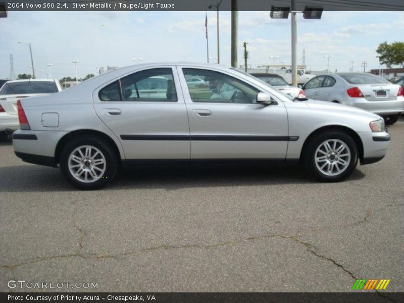 Silver Metallic / Taupe/Light Taupe 2004 Volvo S60 2.4