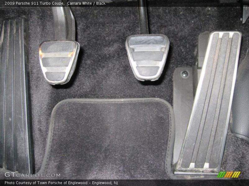 Carrara White / Black 2009 Porsche 911 Turbo Coupe