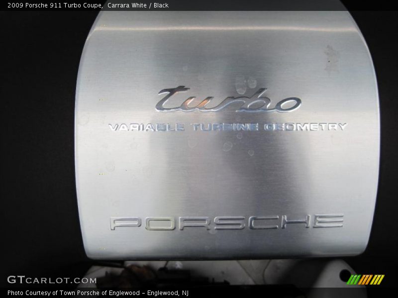 Carrara White / Black 2009 Porsche 911 Turbo Coupe