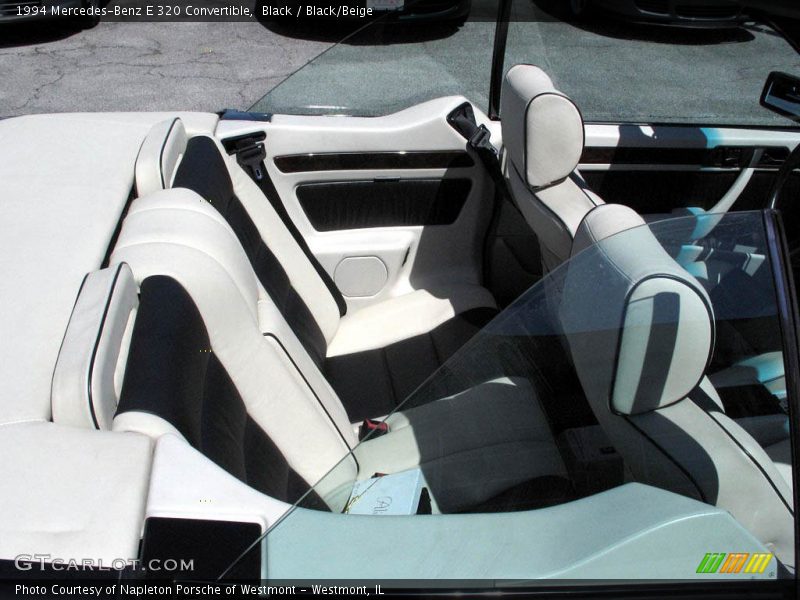 Black / Black/Beige 1994 Mercedes-Benz E 320 Convertible