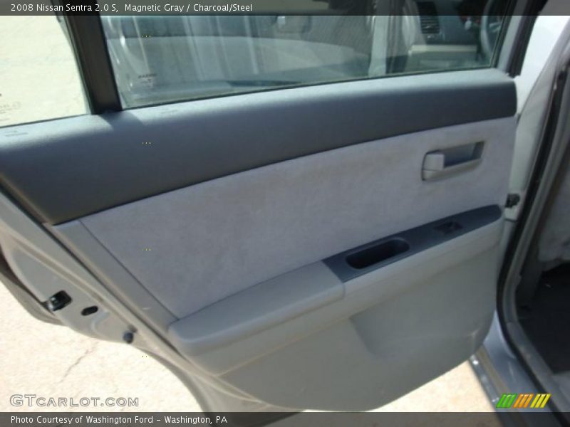 Magnetic Gray / Charcoal/Steel 2008 Nissan Sentra 2.0 S