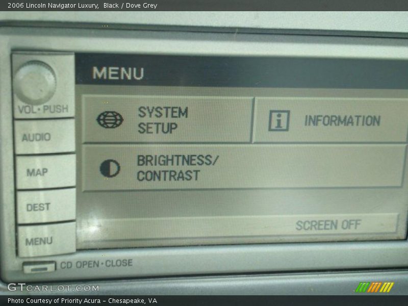 Black / Dove Grey 2006 Lincoln Navigator Luxury