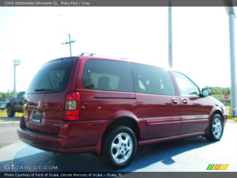 Ruby Red / Gray 2003 Oldsmobile Silhouette GL