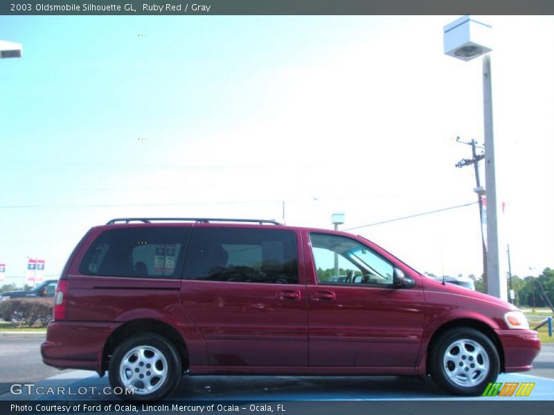 Ruby Red / Gray 2003 Oldsmobile Silhouette GL