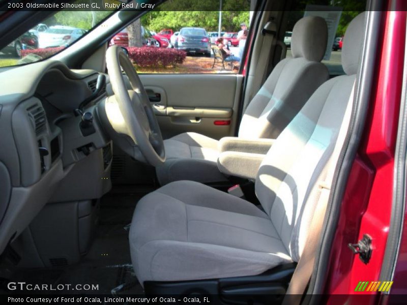 Ruby Red / Gray 2003 Oldsmobile Silhouette GL