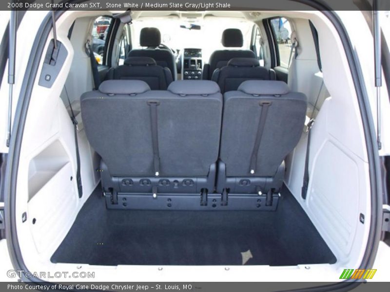 Stone White / Medium Slate Gray/Light Shale 2008 Dodge Grand Caravan SXT