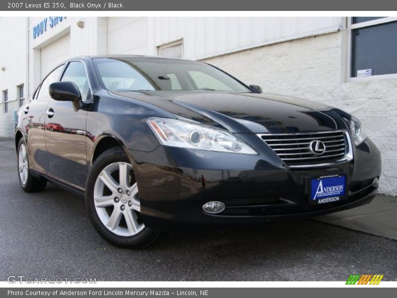 Black Onyx / Black 2007 Lexus ES 350