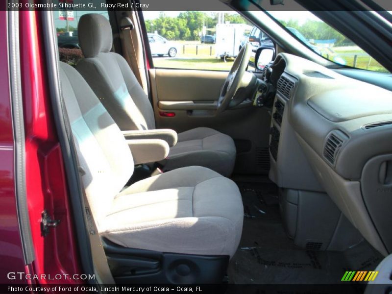Ruby Red / Gray 2003 Oldsmobile Silhouette GL