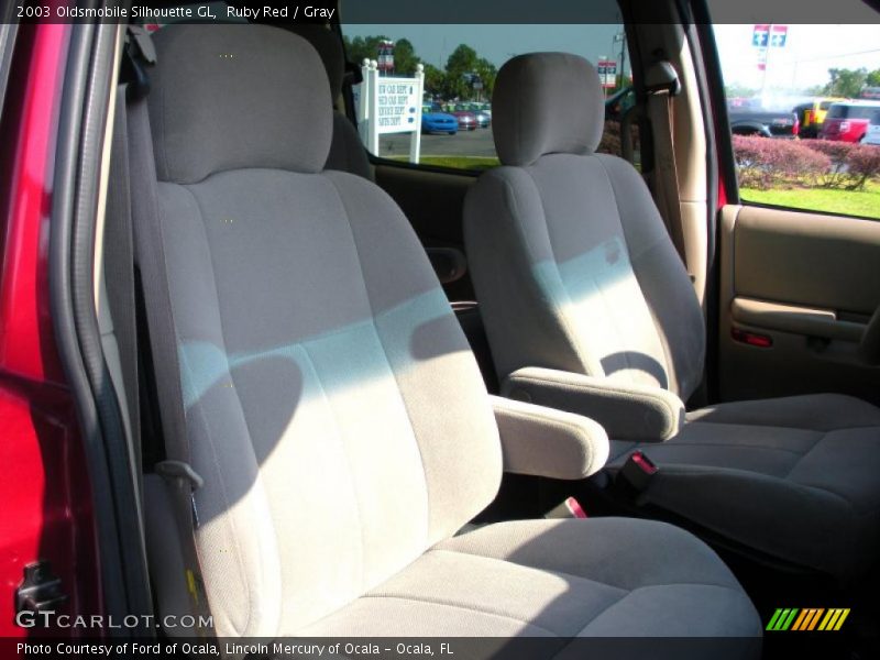 Ruby Red / Gray 2003 Oldsmobile Silhouette GL