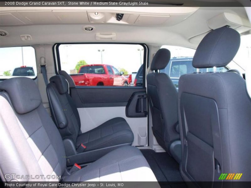 Stone White / Medium Slate Gray/Light Shale 2008 Dodge Grand Caravan SXT