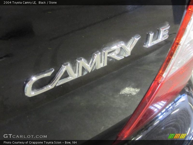 Black / Stone 2004 Toyota Camry LE