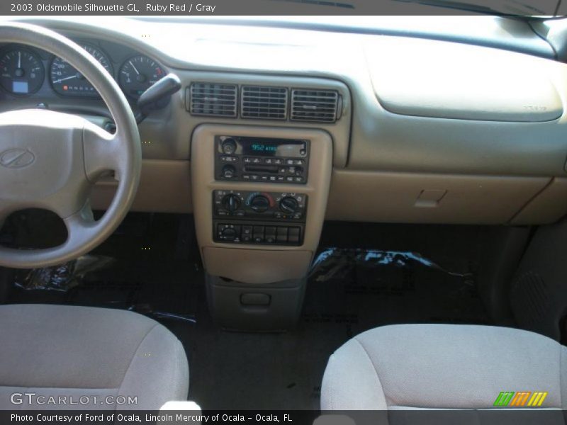 Ruby Red / Gray 2003 Oldsmobile Silhouette GL