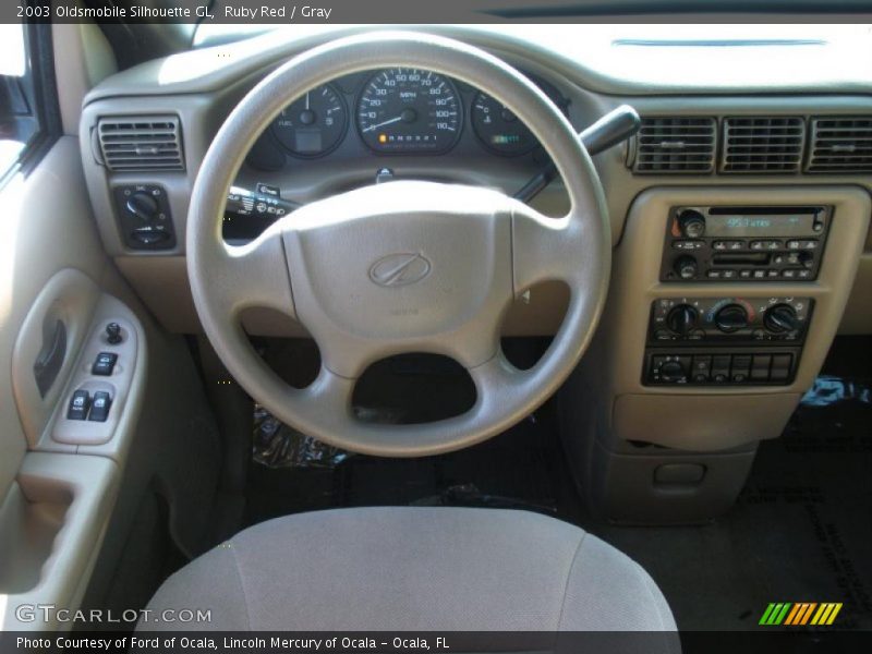 Ruby Red / Gray 2003 Oldsmobile Silhouette GL