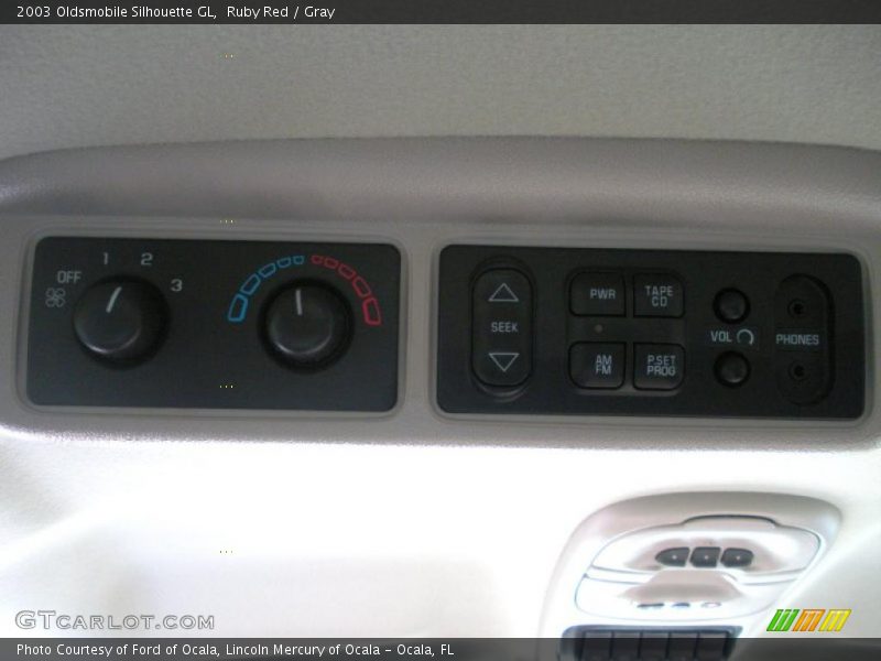Ruby Red / Gray 2003 Oldsmobile Silhouette GL