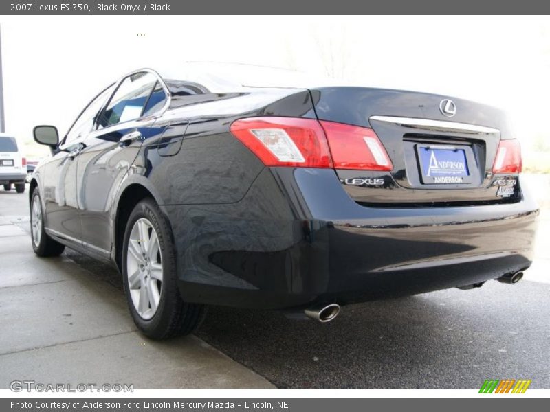 Black Onyx / Black 2007 Lexus ES 350