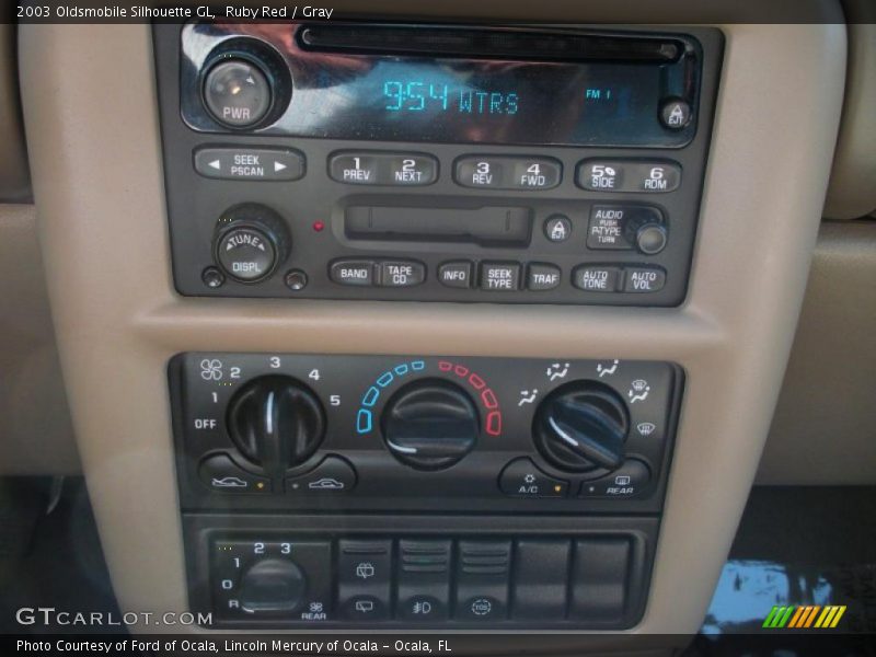Ruby Red / Gray 2003 Oldsmobile Silhouette GL