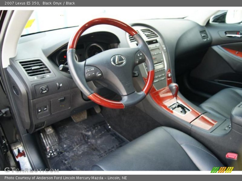 Black Onyx / Black 2007 Lexus ES 350