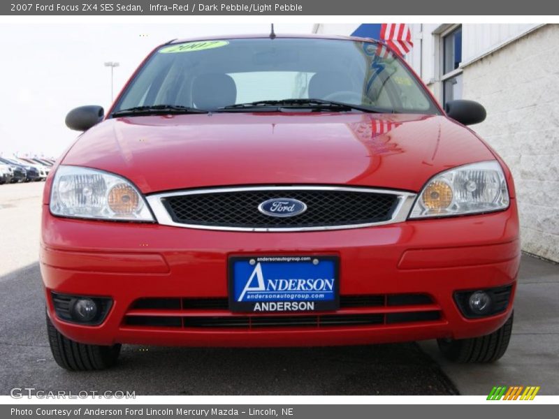 Infra-Red / Dark Pebble/Light Pebble 2007 Ford Focus ZX4 SES Sedan