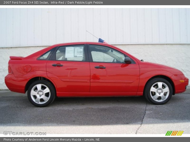 Infra-Red / Dark Pebble/Light Pebble 2007 Ford Focus ZX4 SES Sedan